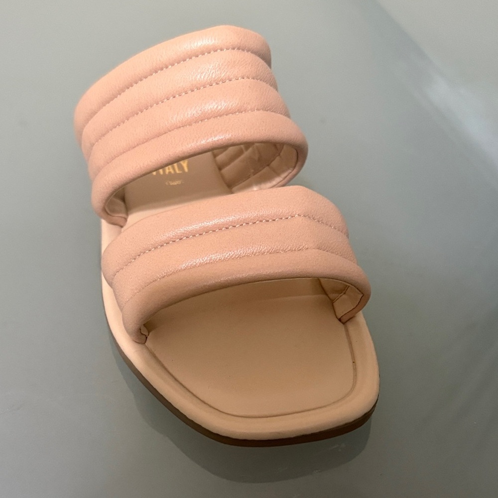 Seychelles Tan Slide Sandals – Size 8 – Flat Minimalist Summer Slides NEW - Picture 11 of 11